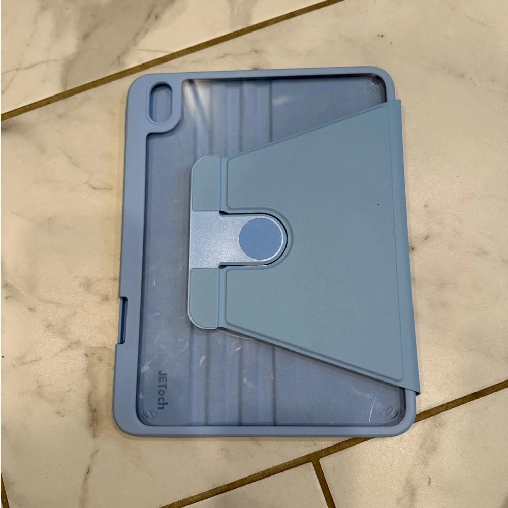 JETech Sky Blue Rotating Tablet Case for iPad Air